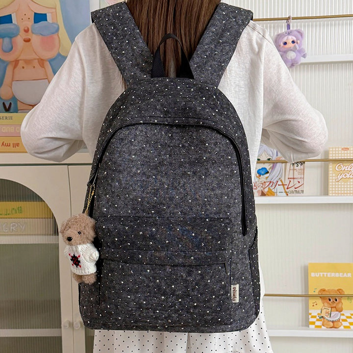Stylische Pünktchen-Alltags-Rucksack Karnz