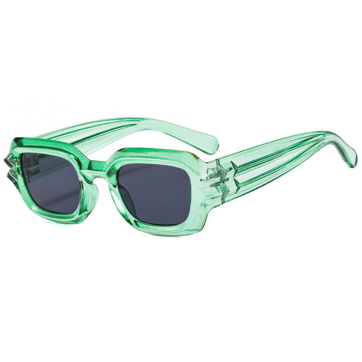 Damen modische Sonnenbrille mit auffälligem Rahmen Karnz