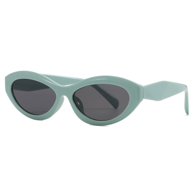 Damen Cat-Eye Sonnenbrille mit breitem Rahmen und UV-Schutz Karnz