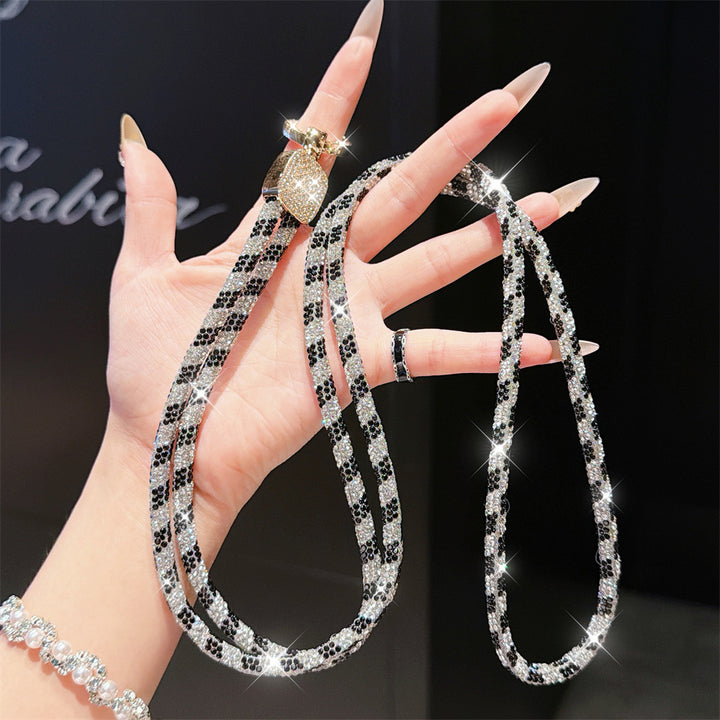 Rhinestone-besetzte Brillenband Karnz