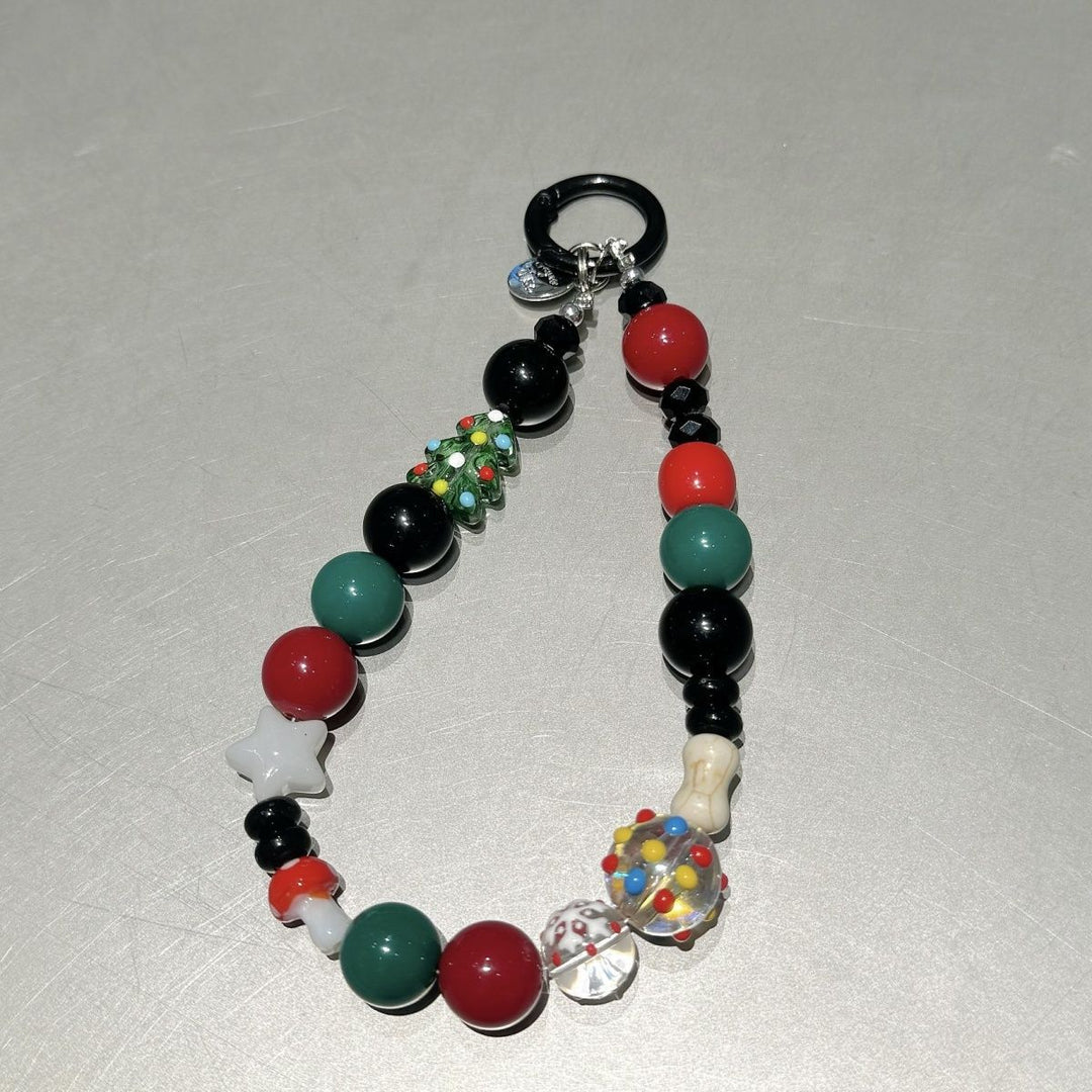 Festlicher Perlen Charm Brillenhalter Karnz