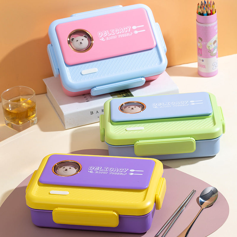 Multifunktionale Bento-Lunchbox mit süßem Tierdesign
