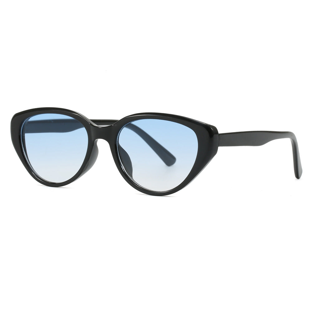 Damen Cat-Eye Sonnenbrille mit trendigem Leopardenmuster Karnz