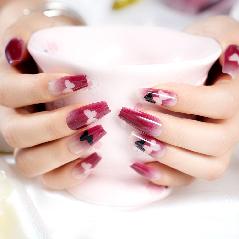 Herz-Muster Presse-nagel Kunst Set Karnz
