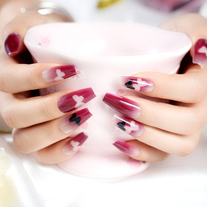 Herz-Muster Presse-nagel Kunst Set Karnz