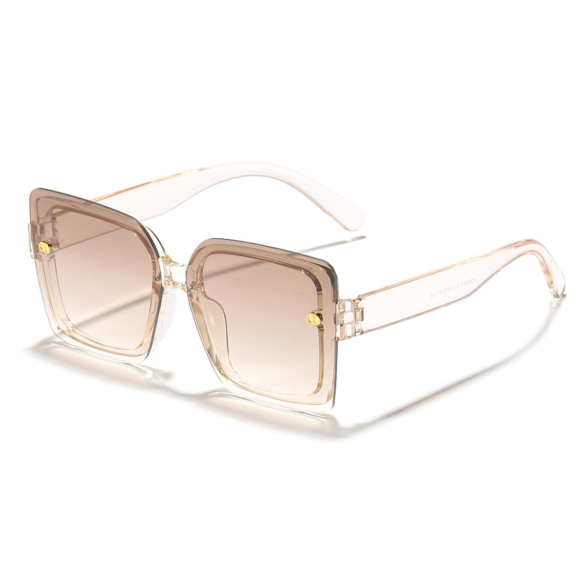 Damen modische Sonnenbrille mit quadratischem Design und hochwertigem Rahmen Karnz