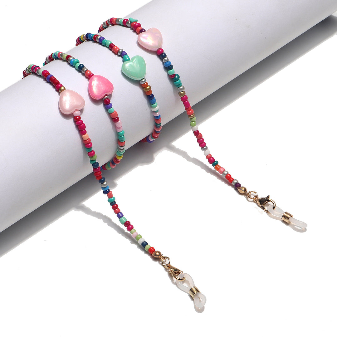 Bunter floraler Perlen-Brillenhalter Karnz