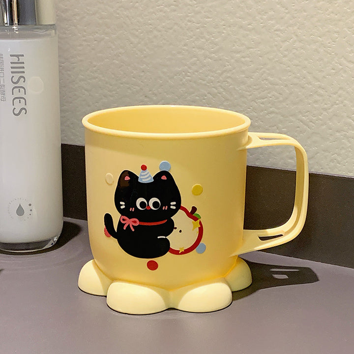 Keramiktasse mit Liebevollem Katzenmotiv Karnz