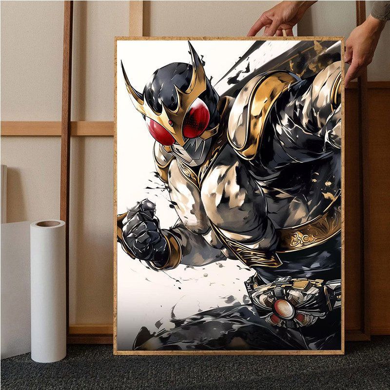 Illustrierte Fantasy-Charakter-Leinwandkunst Karnz