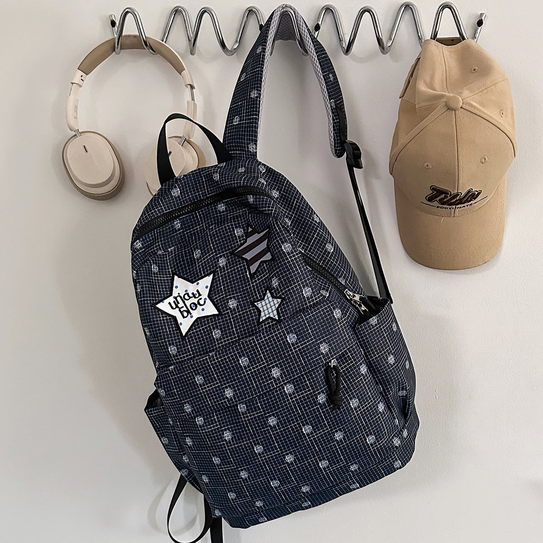Polka-Dots-Musterer Casual Rucksack Karnz