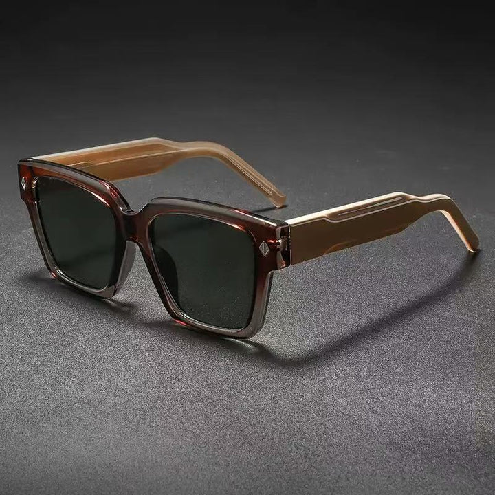 Damen Stylische Sonnenbrille mit markanter quadratischer Fassung Karnz