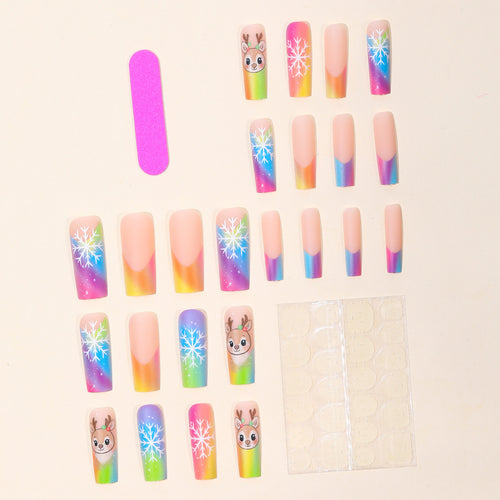 Festive Holiday Nail Art Extensions Karnz