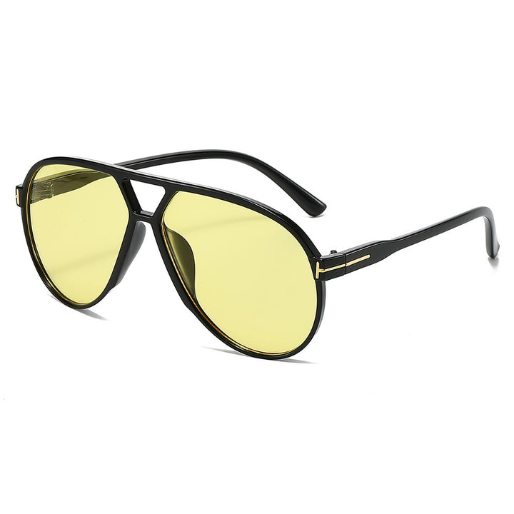 Stilvolle Aviator-Style Shield-Sonnenbrillen Karnz