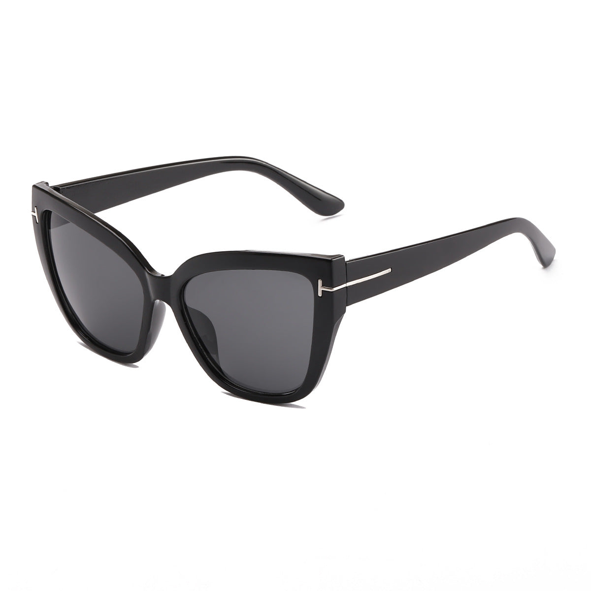 Damen Cat-Eye Sonnenbrille mit modischem Strukturrahmen Karnz