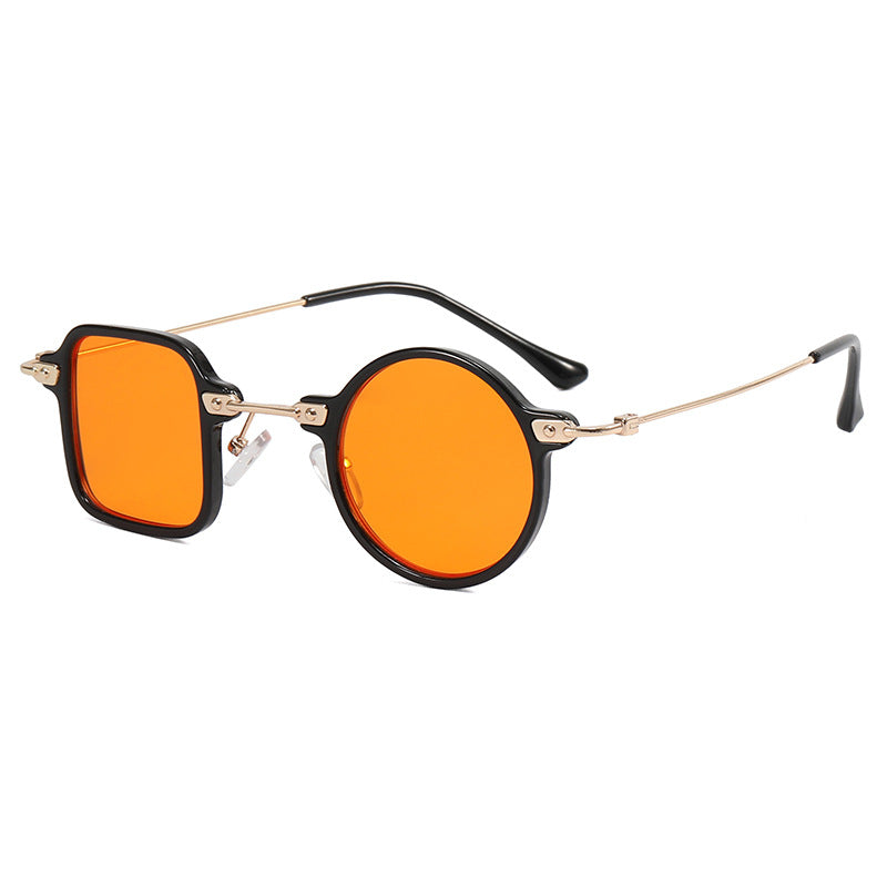 Damen elegante runde Hybridbrille mit quadratischem Design Karnz