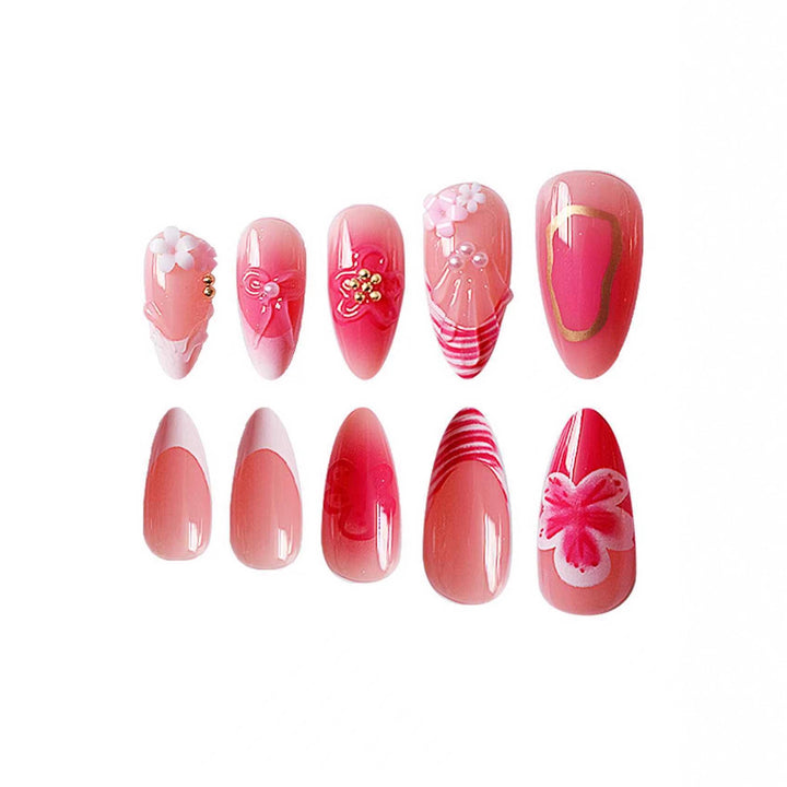 Florale Gel-Nagelkunst-Erweiterungen Karnz