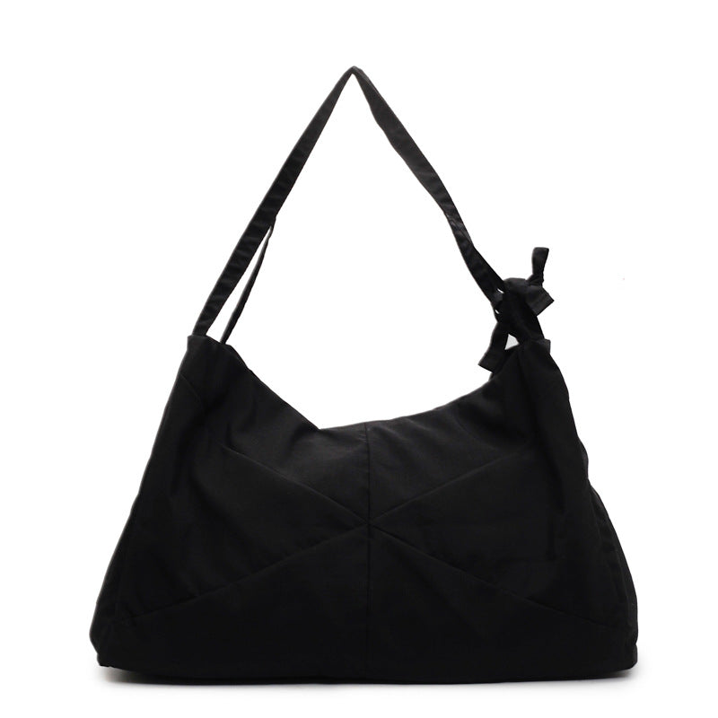 Texturiertes Stoff Schulter Hobo Bag Karnz