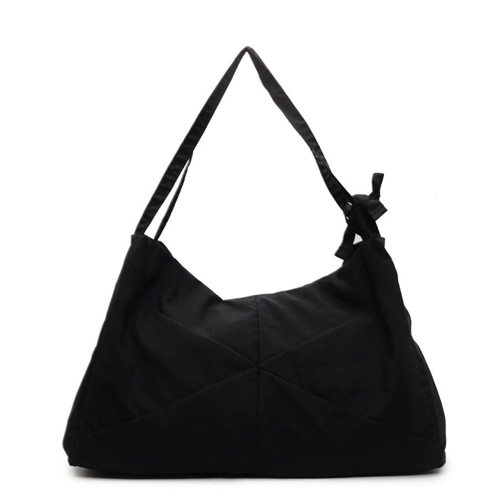 Texturiertes Stoff Schulter Hobo Bag Karnz