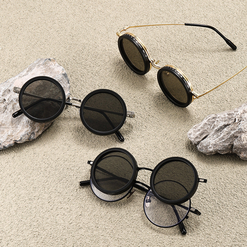 Damen multifunktionale Sonnenbrille mit abnehmbaren Gläsern Karnz