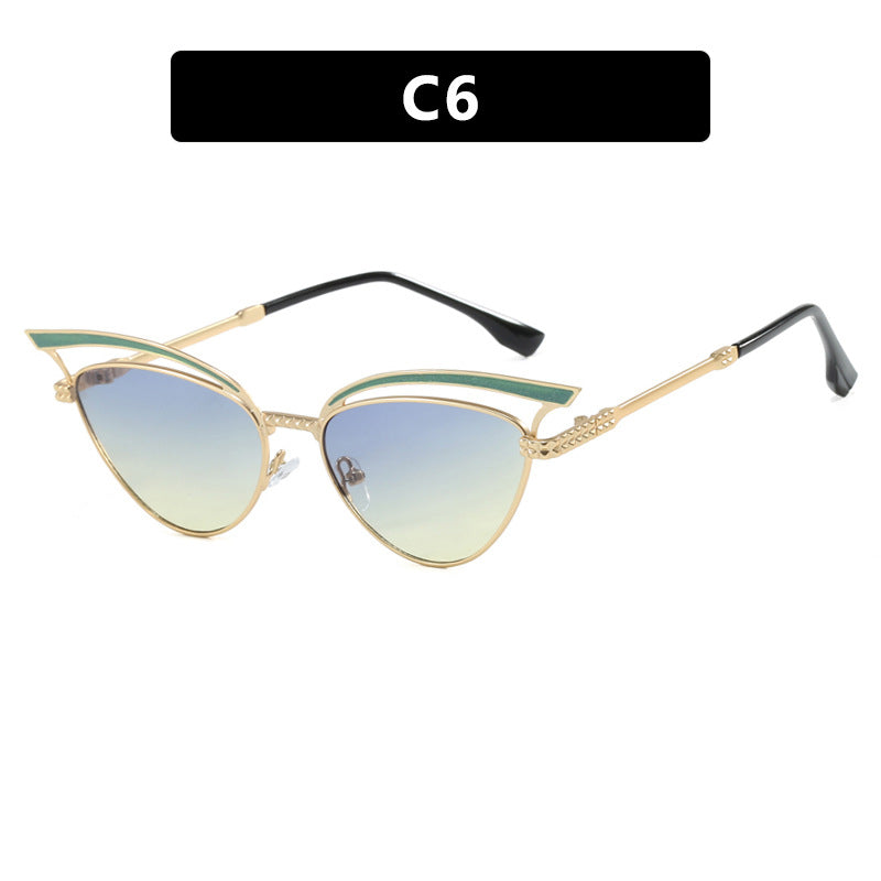 Damen Cat-Eye Brille mit filigranem Designelement Karnz