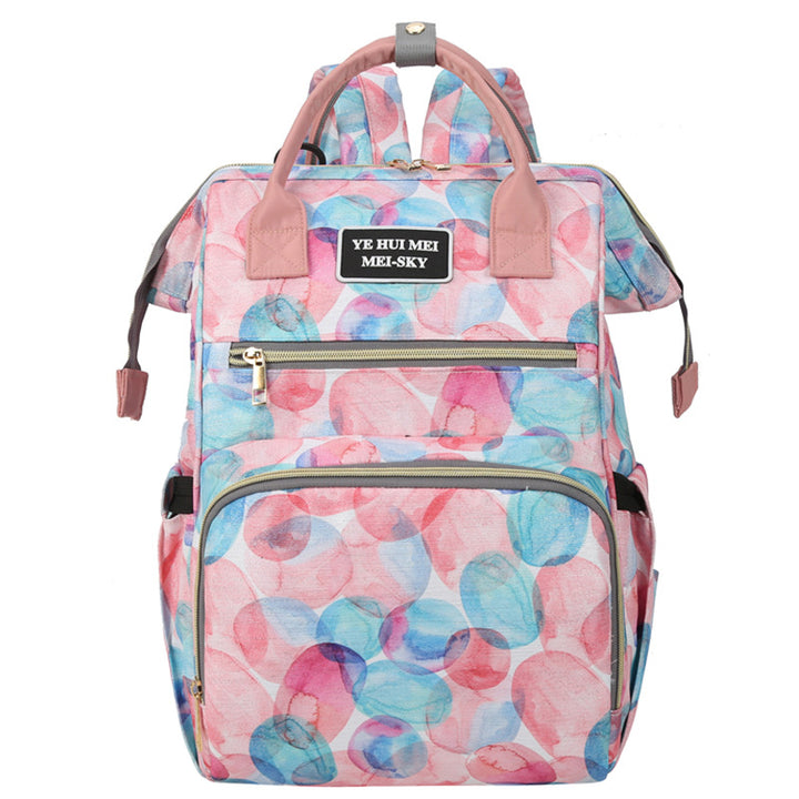Stylischer geometrischer Druck Rucksack Karnz