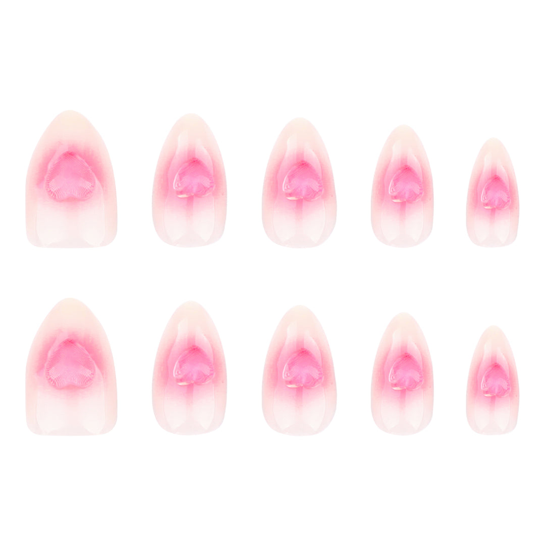 Kunstvolle Nagelverlängerungen mit Rosendesign Karnz