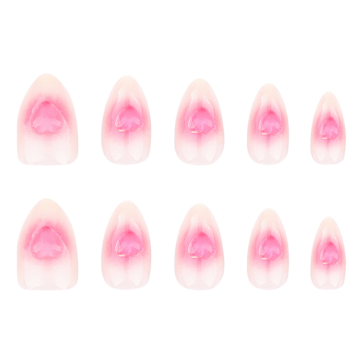 Kunstvolle Nagelverlängerungen mit Rosendesign Karnz