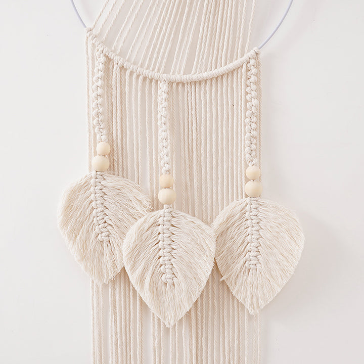 Macrame Blatt Wandhänger Dekor