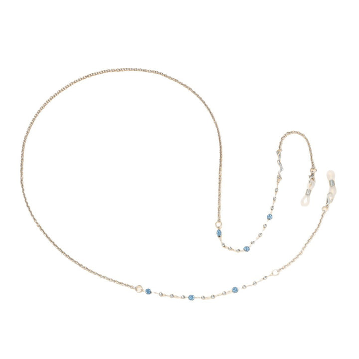 Chic Strass Brille Kette Karnz