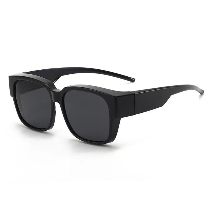 Damen oversized Sonnenbrille mit geometrischem Design Karnz