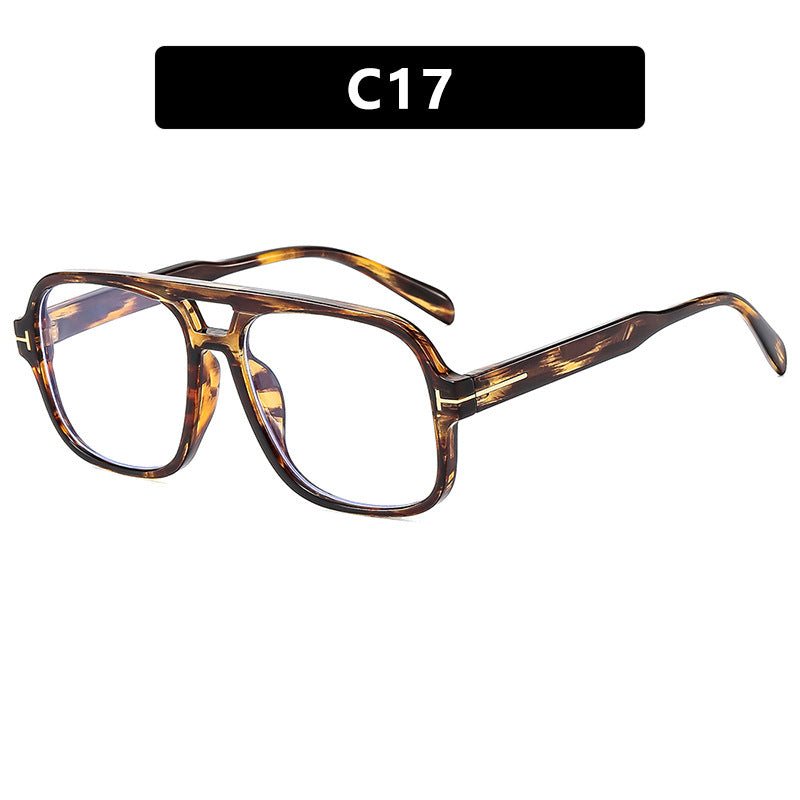 Damen quadratische Designerbrille mit filigranem Rahmen und modernem Kunststoffmaterial Karnz