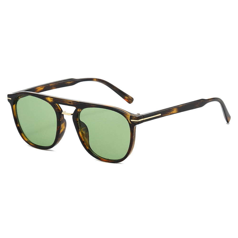 Moderne geometrische Rahmen-Sonnenbrille Karnz