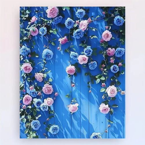 Zeitgenössischer Lotus-Blumen-Canvas-Kunstdruck Karnz