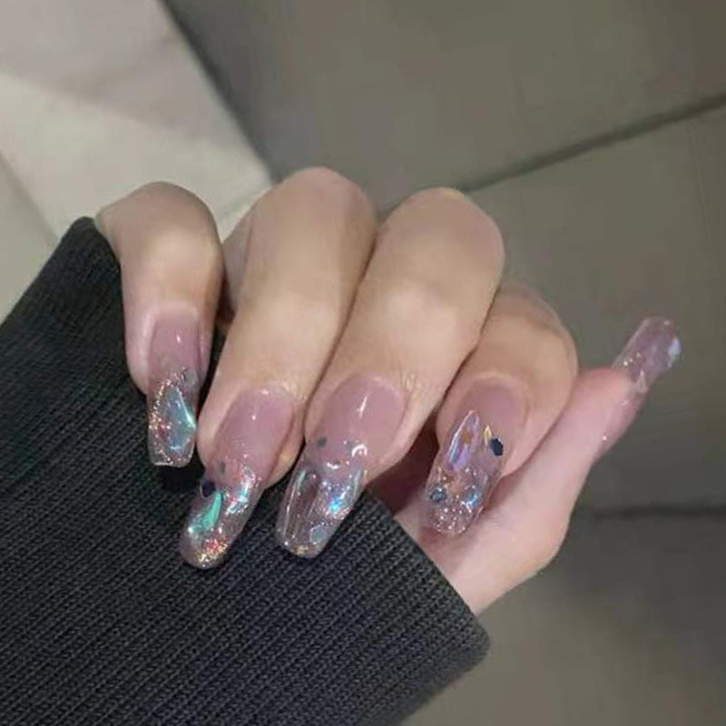 Premium Glitter Gel Press-On Nägel Karnz