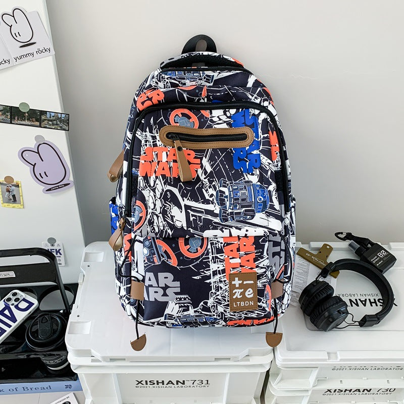 Modischer Gemusterter Rucksack Karnz