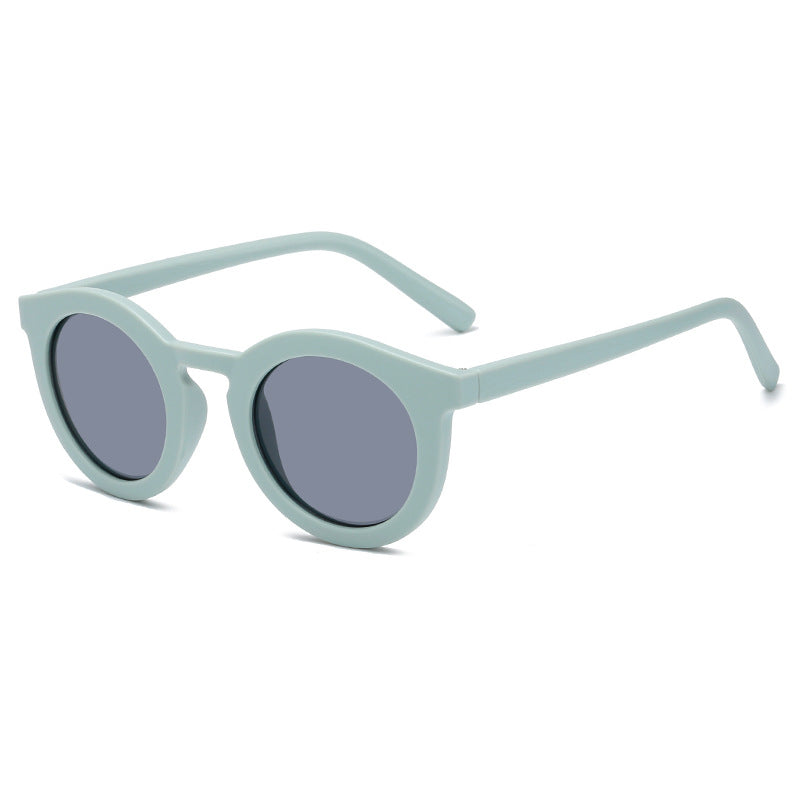 Damen runde Sonnenbrille mit modischem Design und UV-Schutz Karnz