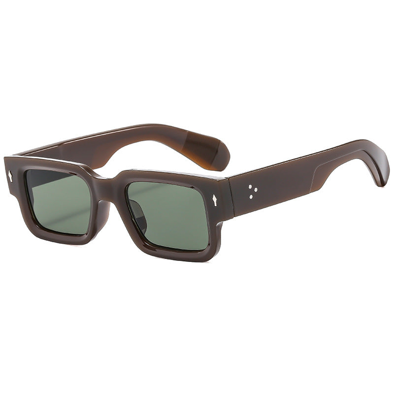 Damen modische quadratische Sonnenbrille mit robustem Rahmen Karnz