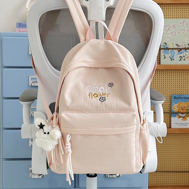 K cute bestickte Blumen Rucksack