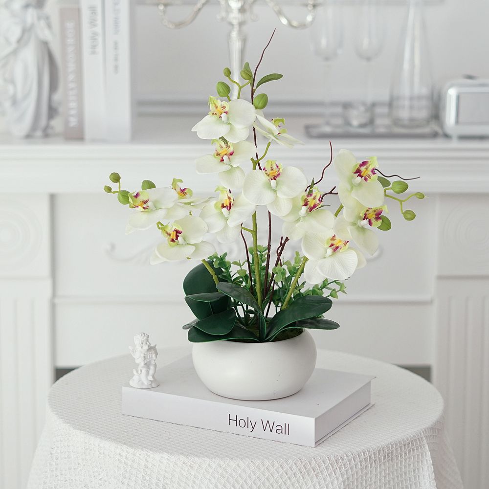 Realistische künstliche Orchideen Dekoration