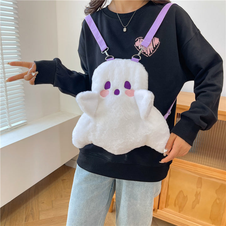 Plüsch-Geister-Themen-Crossbody-Tasche