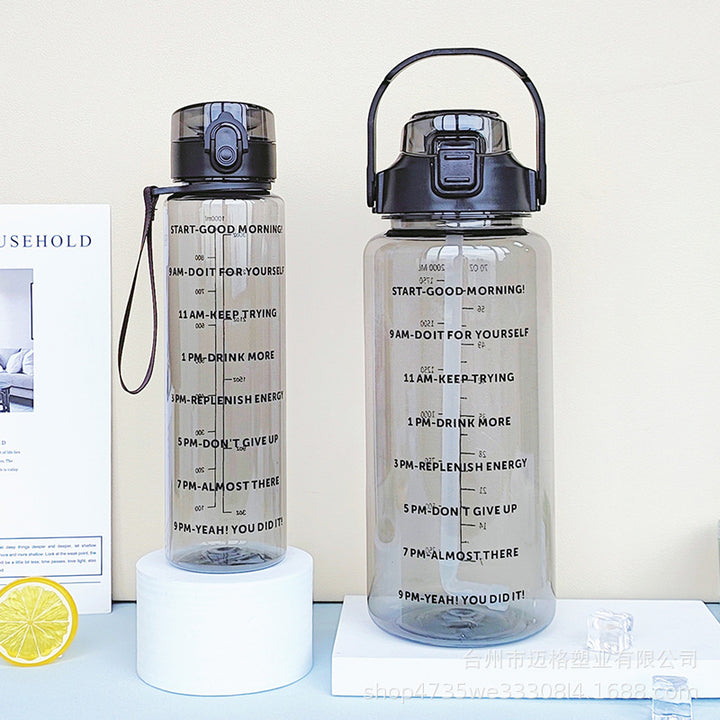 Damen Motivierende Trinkflasche Karnz