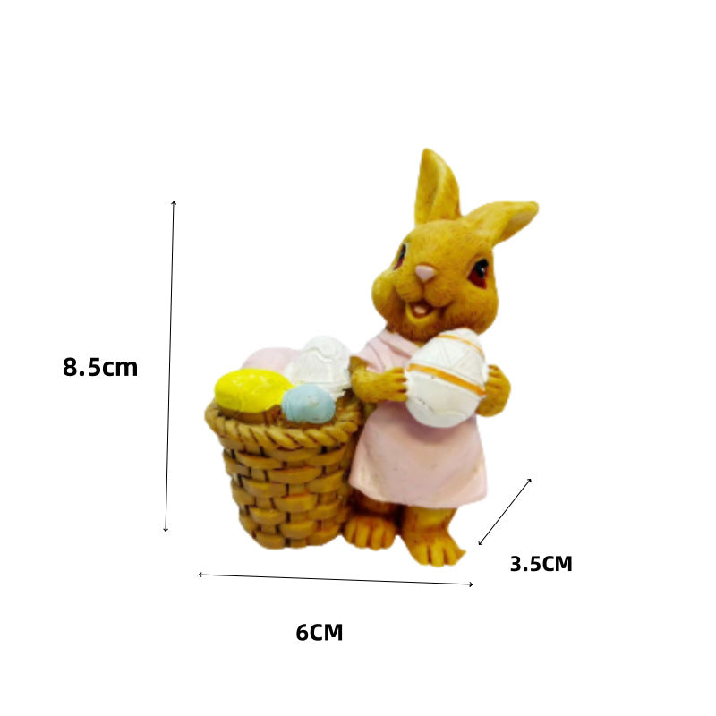 Dekorative Osterhasen-Figur Karnz