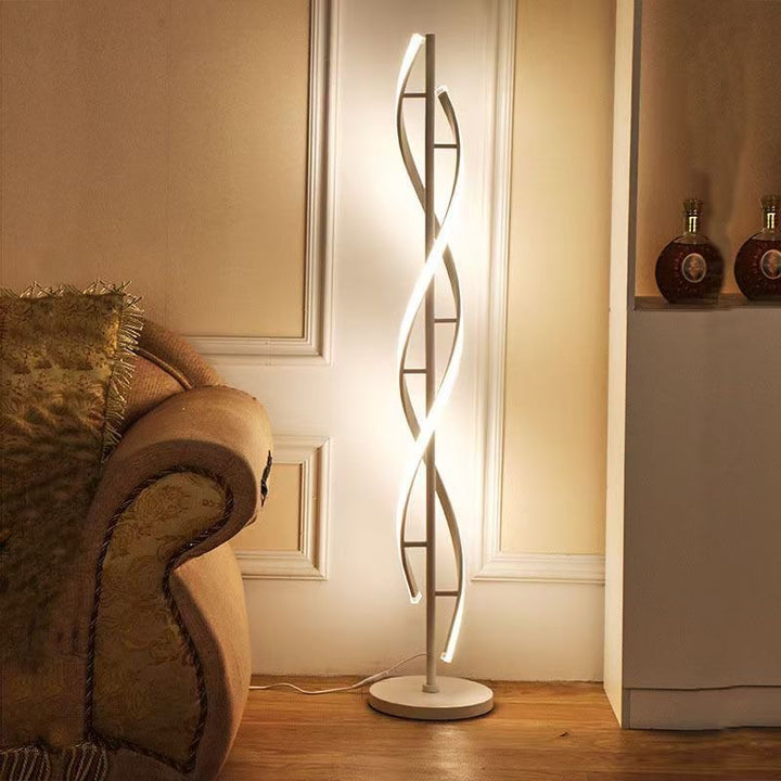 Künstlerische Spiral-Stehlampe