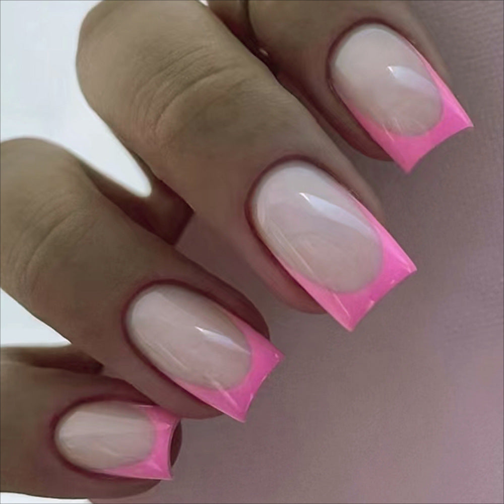 Elegantes marmoriertes Presse-Nagel-Set