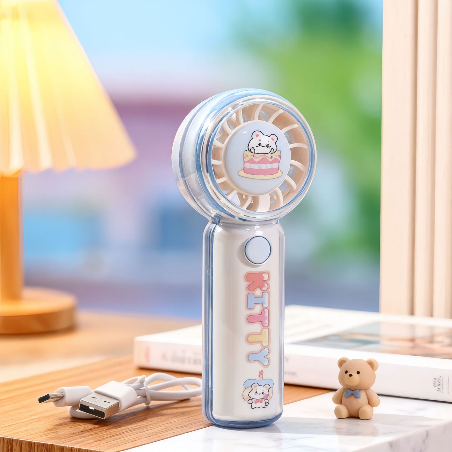 Damen Tragbarer Handventilator mit verspieltem Design Karnz
