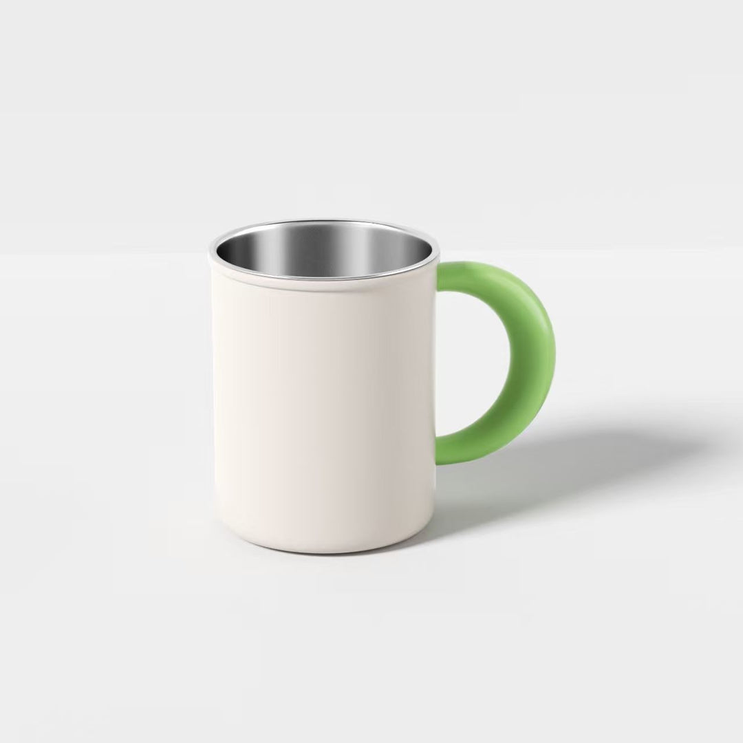 Edelstahl Kaffee- und Teetasse mit Ergonomischem Griff Karnz
