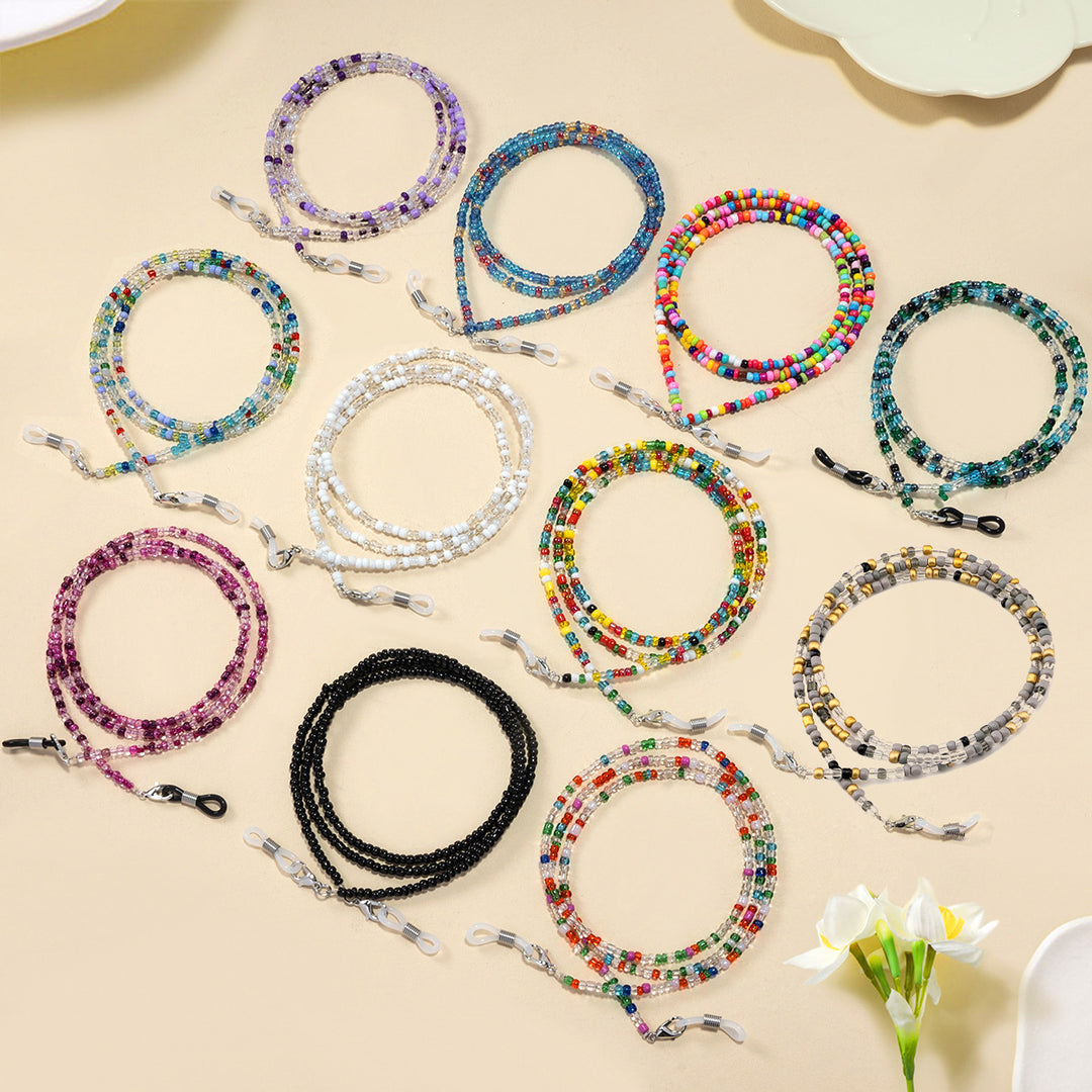Bunte Perlen Brillen Kette Karnz 1786968074
