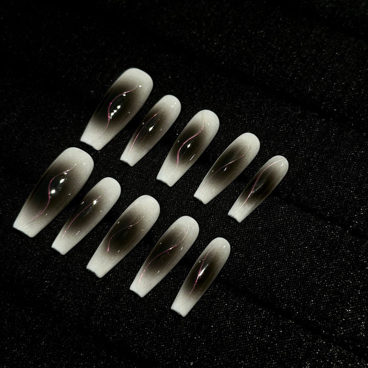 Künstlerisches Ombre Nagelset