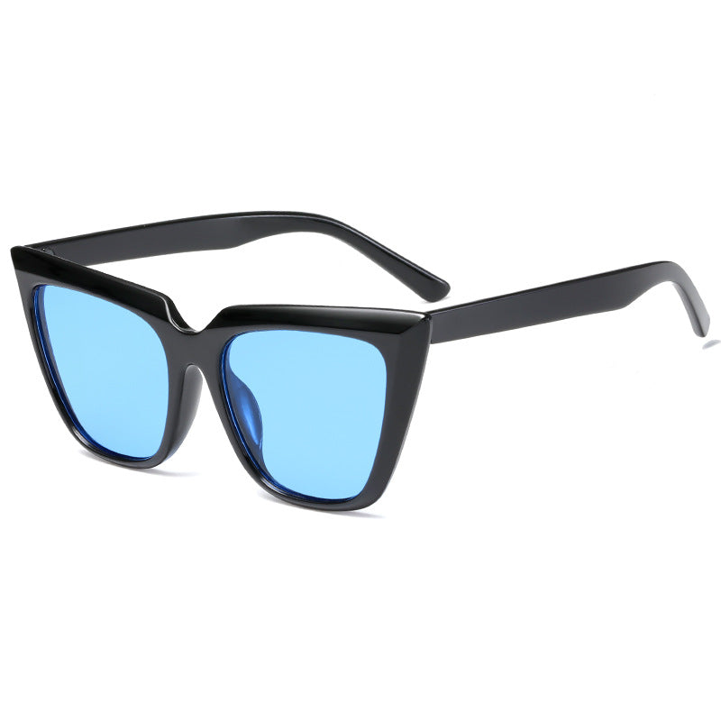 Damen Geometrische Oversized-Sonnenbrille Karnz