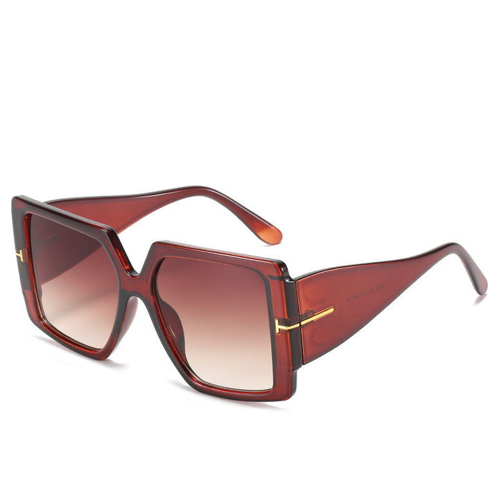 Einzigartige Oversized Geometrische Sonnenbrille Karnz